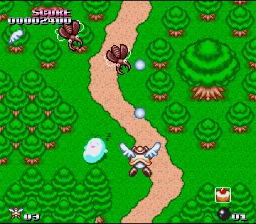 Flying Hero - Bugyuru no Daibouken (Japan) screen shot game playing